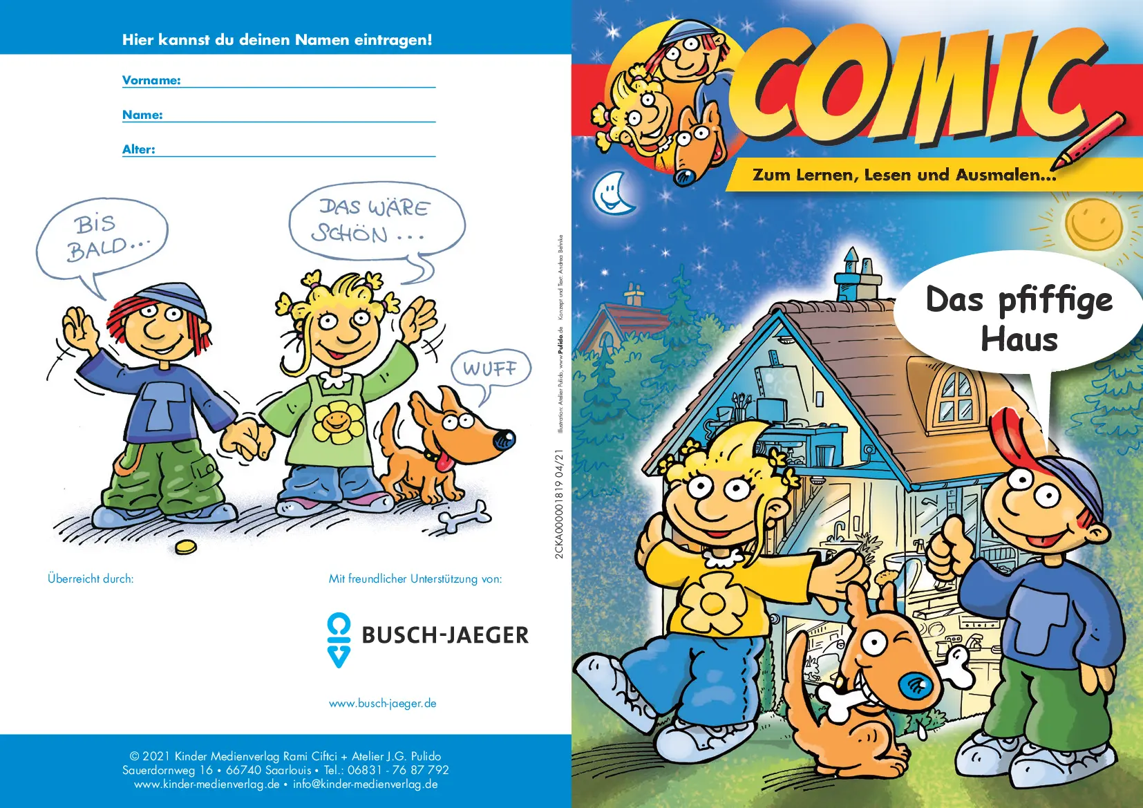 Comic für Kinder - das pfiffige Haus